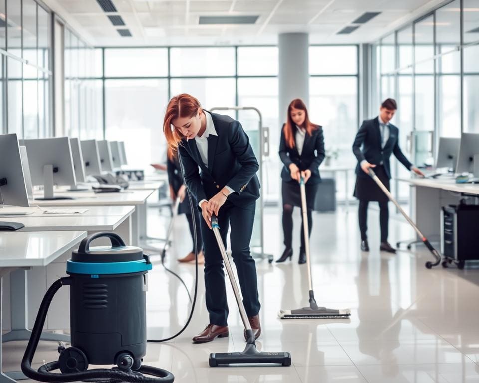 Wat maakt zakelijke schoonmaakdiensten onmisbaar voor kantoren?