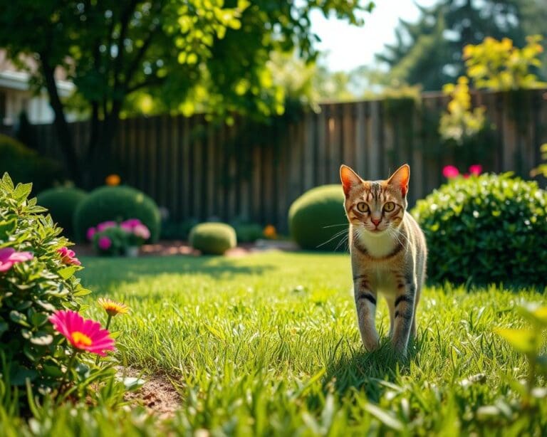 Wat te doen aan katten in de tuin?