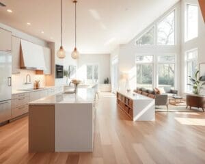 Wat zijn de voordelen van een open keuken in huis?