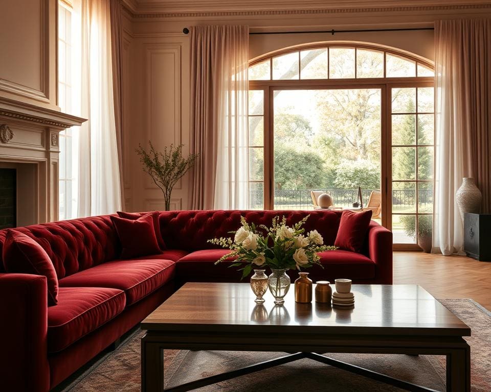 Welke decoratie oogt rustig maar luxe?