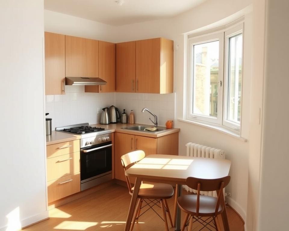 Welke opstelling past bij een kleine keuken?