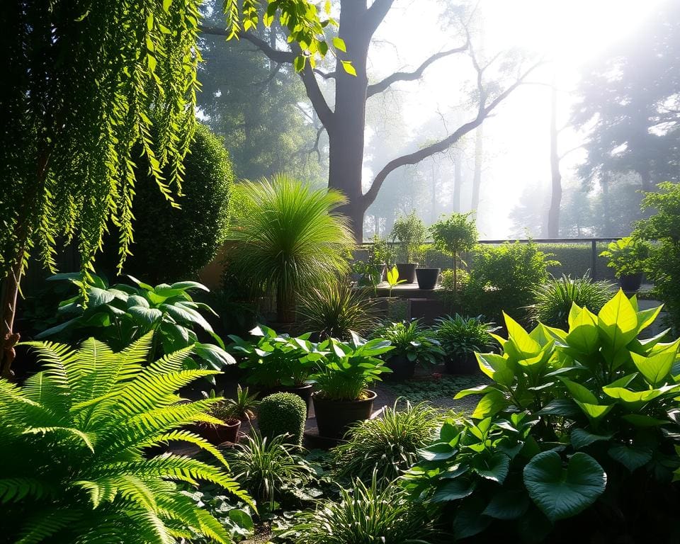 Welke plant in de schaduw?