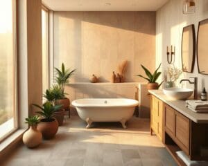 Hoe creëer je een rustgevende sfeer in de badkamer?