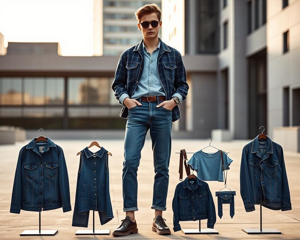 Hoe draag je denim op een nieuwe manier?