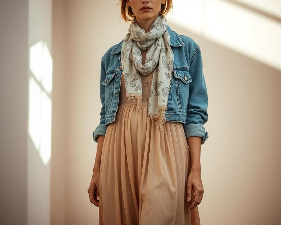 Hoe draag je laagjes op een modieuze manier?