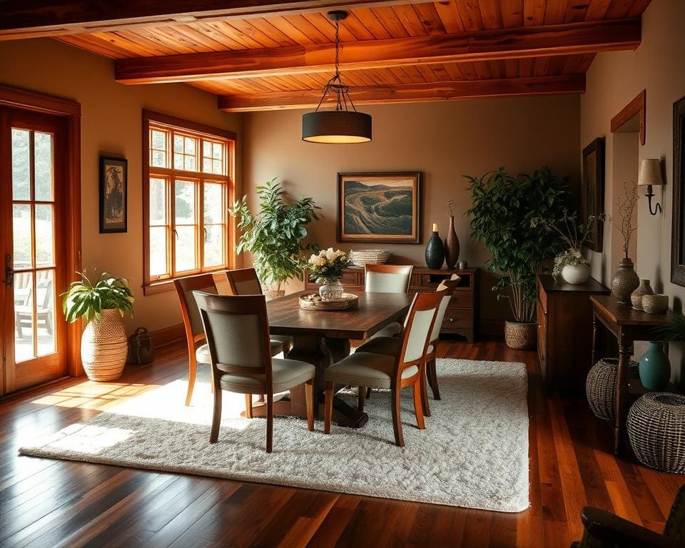 Hoe richt je een eetkamer warm en uitnodigend in?