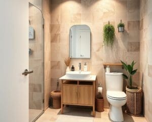 Hoe richt je een kleine badkamer praktisch in?