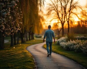 Wat brengt een avondwandeling je mentale rust?