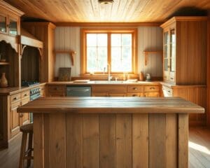 Wat maakt een houten keuken tijdloos en warm?