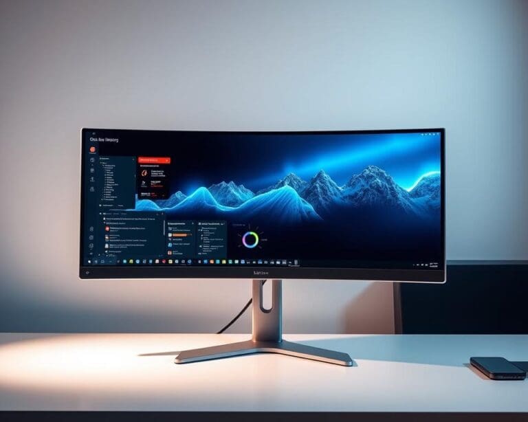 Wat maakt een ultrawide-monitor handig voor multitasking?