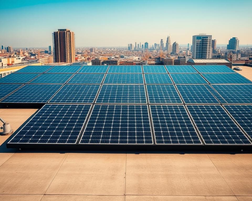 Wat zijn de voordelen van zonnepanelen op plat dak?