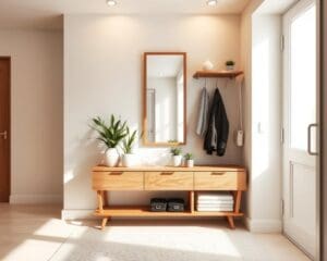 Wat zijn praktische tips voor een georganiseerde hal?