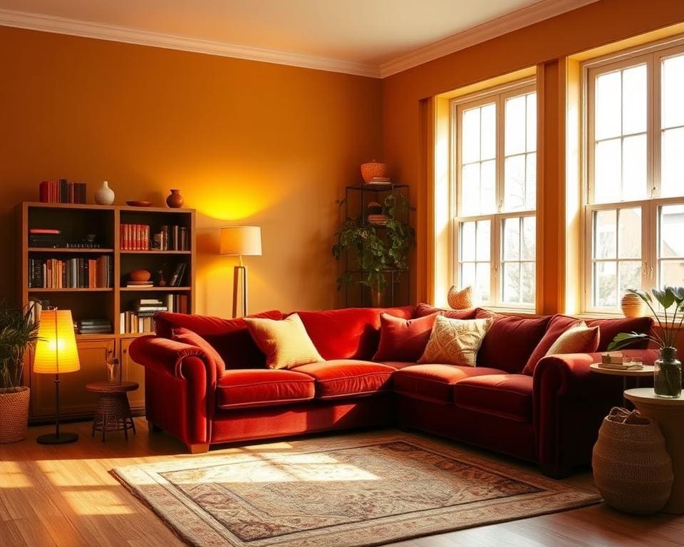 Welke kleuren zorgen voor warmte in huis?