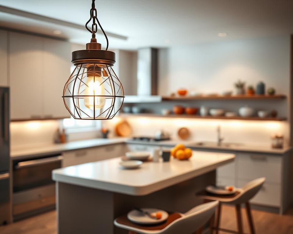 Hoe kies je een lamp boven een bar of eiland?