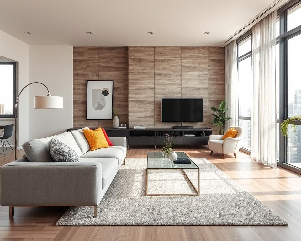 Hoe richt je een woonkamer modern in?