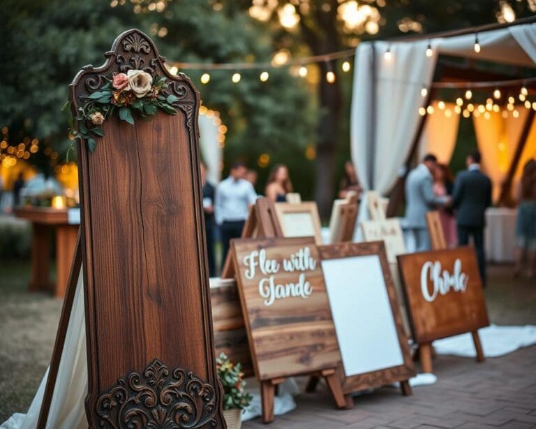 Waarom houten borden bestellen bij Nesheli.com voor events?