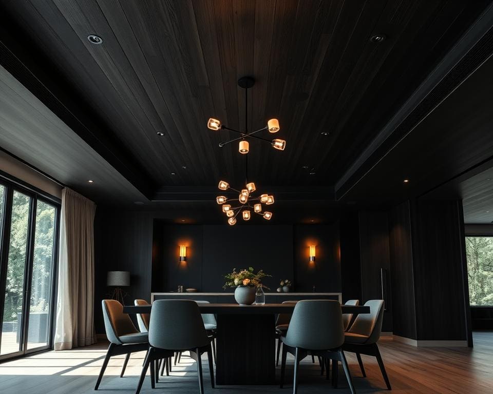 Waarom werkt een donker plafond soms goed?