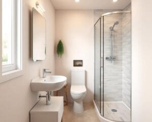 Welke indeling werkt in kleine badkamers?