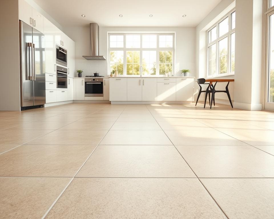 Welke tegelvloer is onderhoudsvriendelijk?