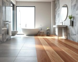 Welke vloer is geschikt voor badkamers?
