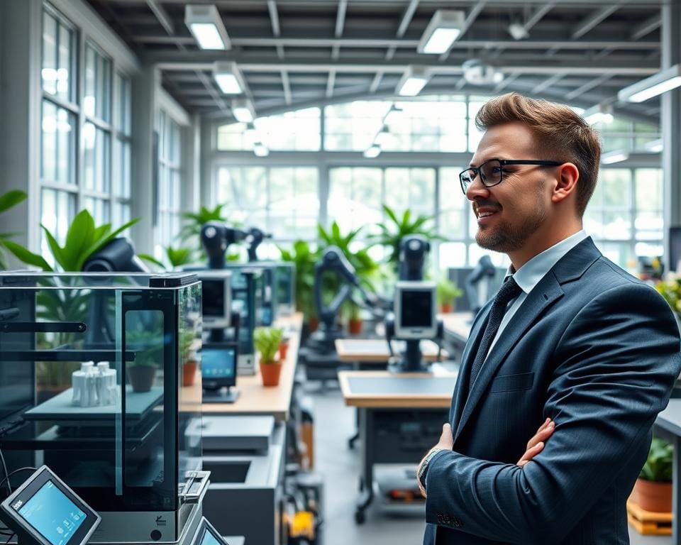 Hoe ondersteunt technologie duurzame productie?