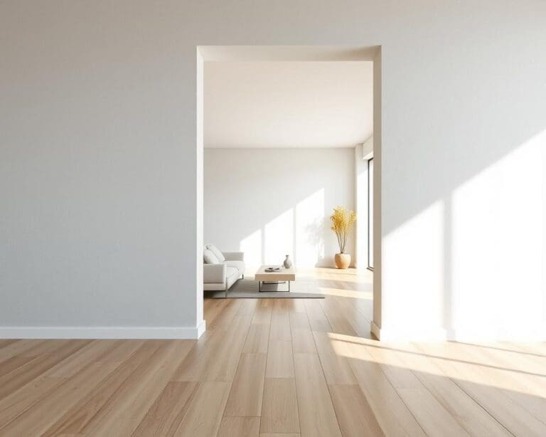 Wand- en vloerafwerking combineren voor een rustig interieur