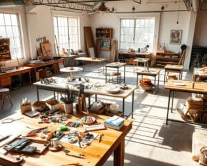 Werktafels voor ateliers en studio’s