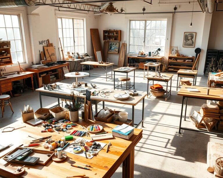 Werktafels voor ateliers en studio’s