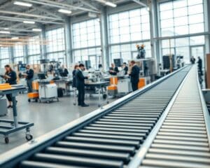 Hoe werkt een rollenbaan in productiehallen?