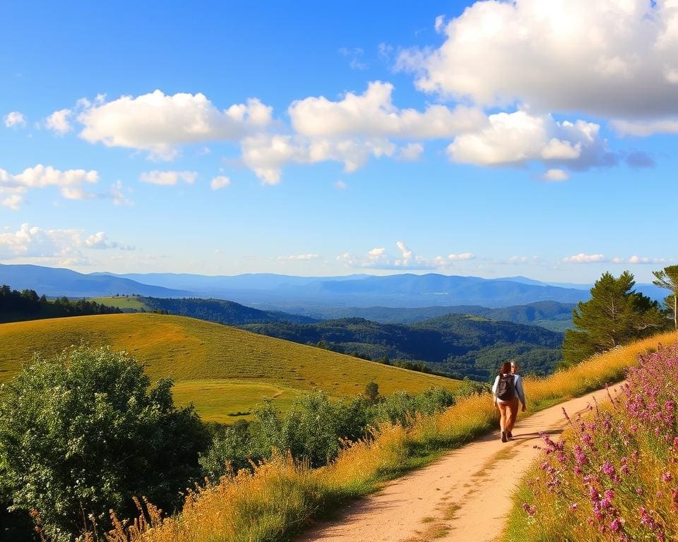 Wat zijn fijne plekken voor een lange wandeling?