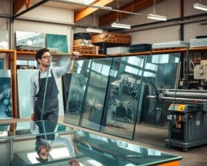 Hoe helpt een glashandel bij glas op maat voor woningen?