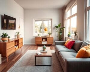 Hoe richt je een kleine woonkamer efficiënt in?