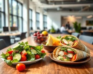Wat zijn gezonde lunchideeën voor kantoor?