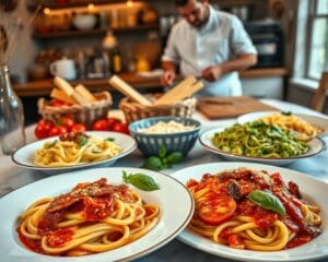 Wat zijn typische Italiaanse pastagerechten?