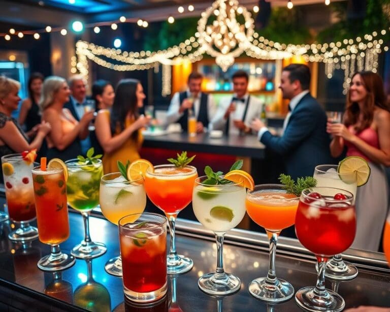 Welke cocktails zijn populair op feestjes?