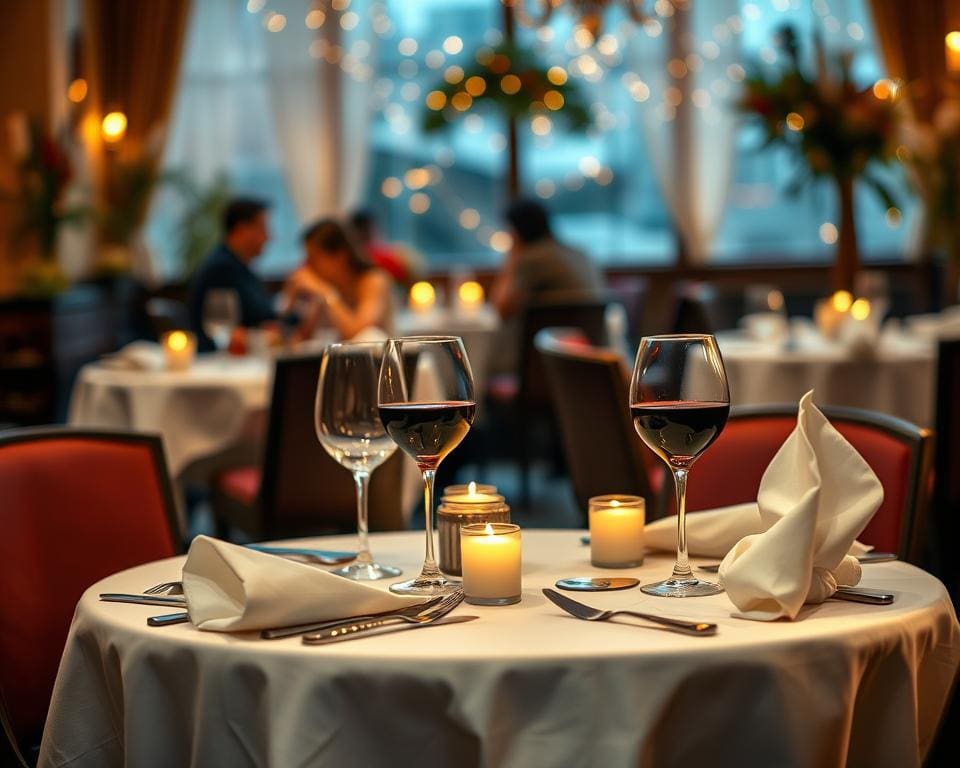 Welke restaurants zijn geschikt voor een romantisch diner?