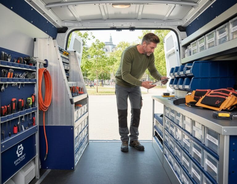 bedrijfswagen efficiënt inrichten