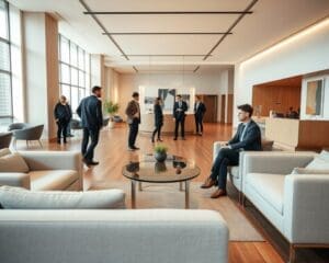 bank modern interieur
