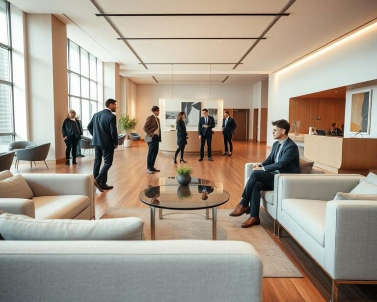 bank modern interieur