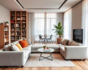 kleine woonkamer inrichten