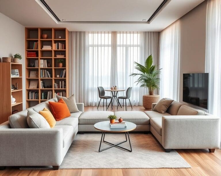 kleine woonkamer inrichten