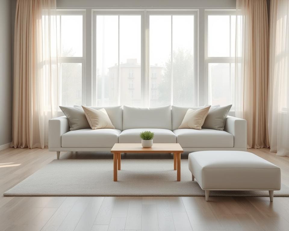 kleuren minimalistisch interieur