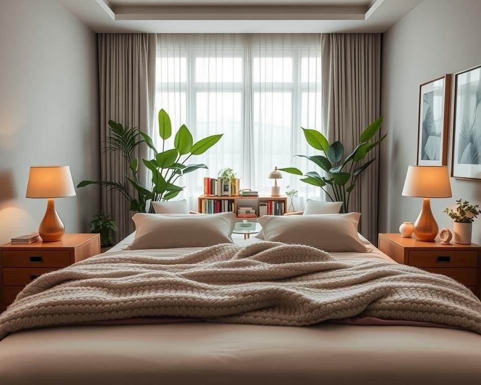 slaapkamer rustgevend inrichten