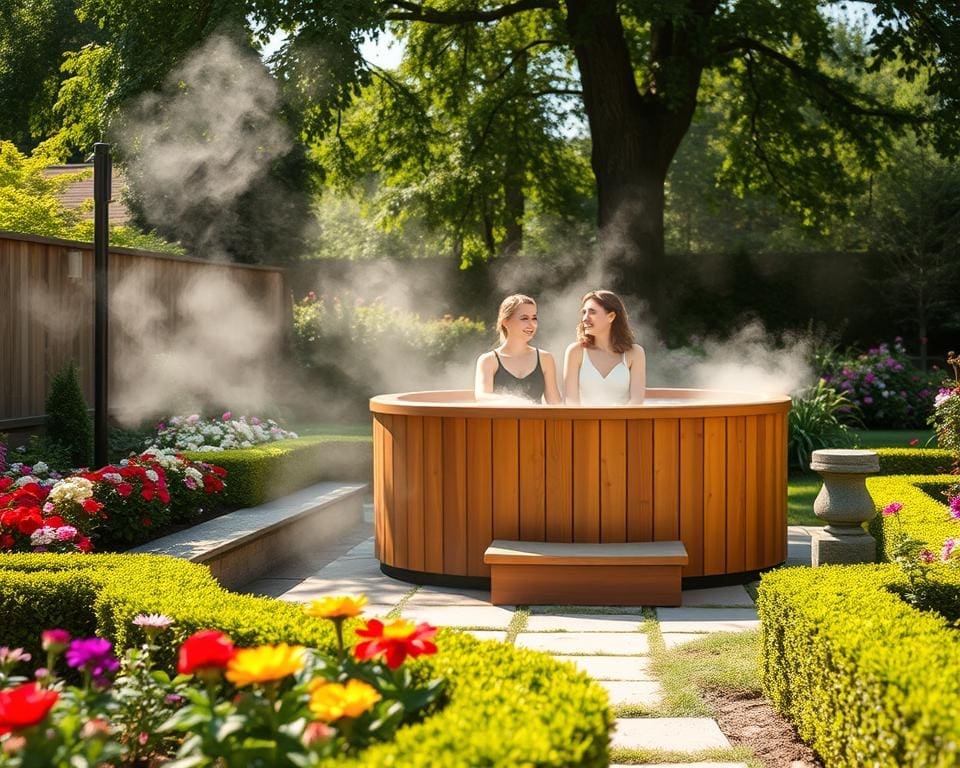 hottub tuin