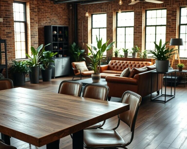 industrieel interieur meubels