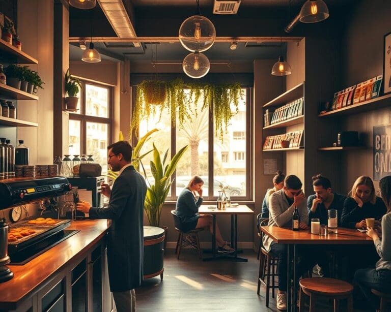 koffiebars Barcelona sfeer