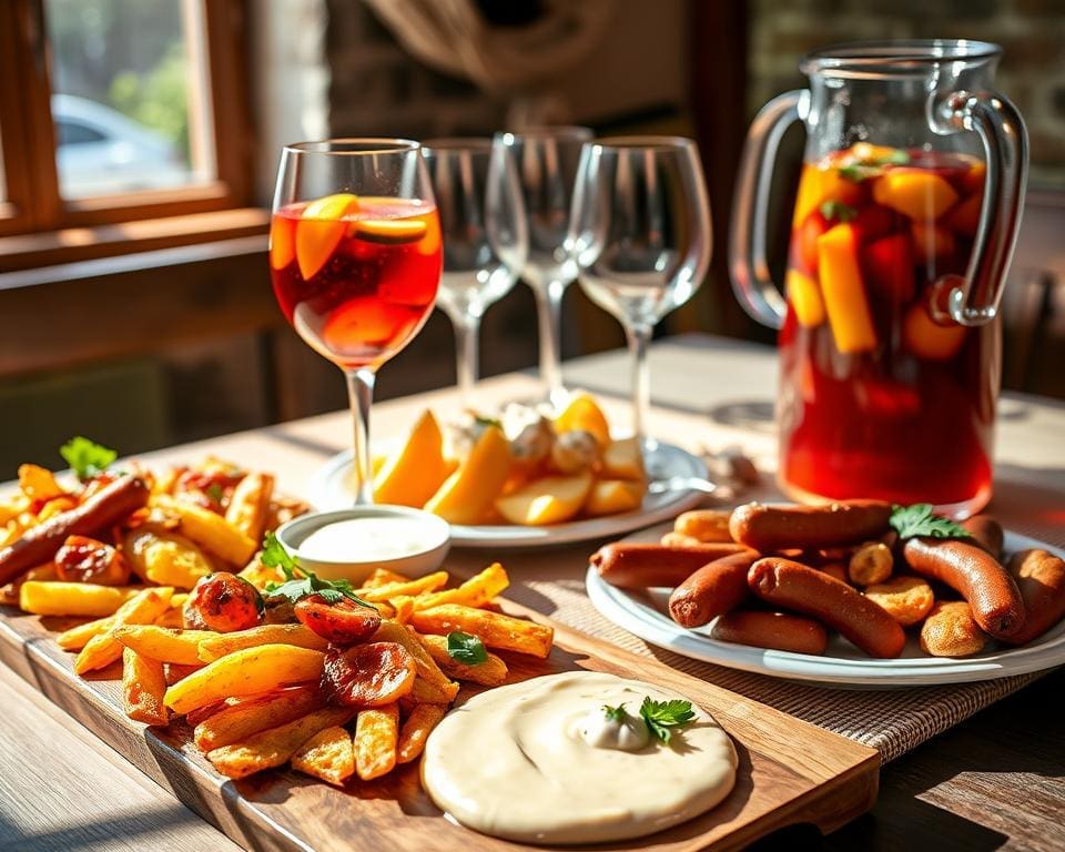 tapas en sangria