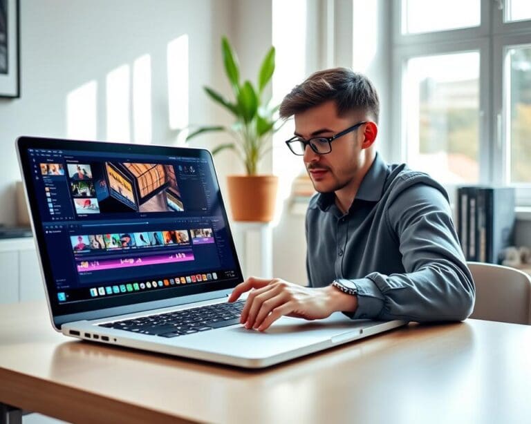 laptop videobewerking