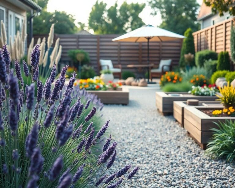 onderhoudsvriendelijke tuin