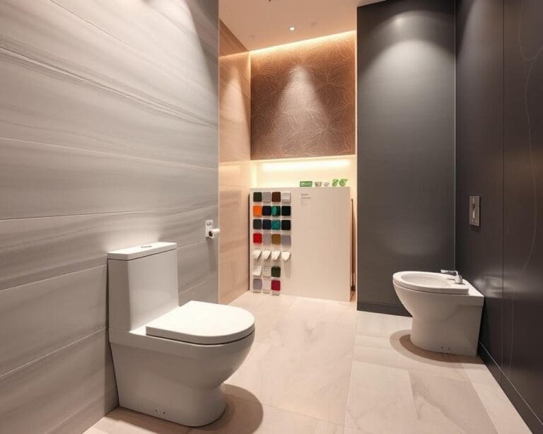 wandafwerking toilet